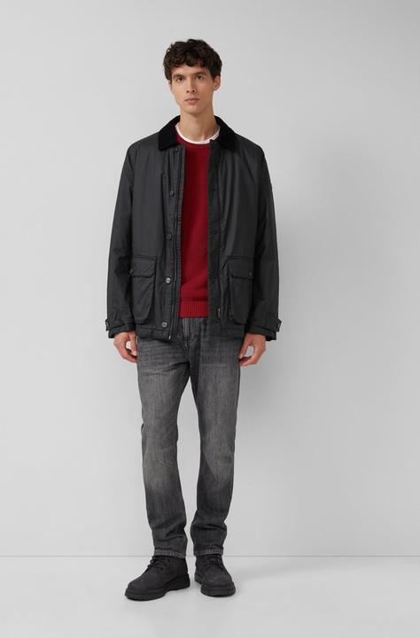 Produktbild s.Oliver Strickpullover Strickpullover aus Baumwolle mit Struktur (XL)