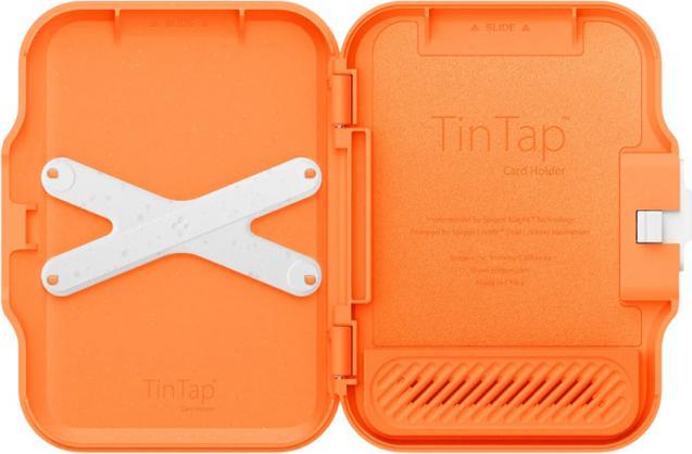 Image du produit Spigen Portefeuille magnétique TinTap MagFit+, orange AFA11380