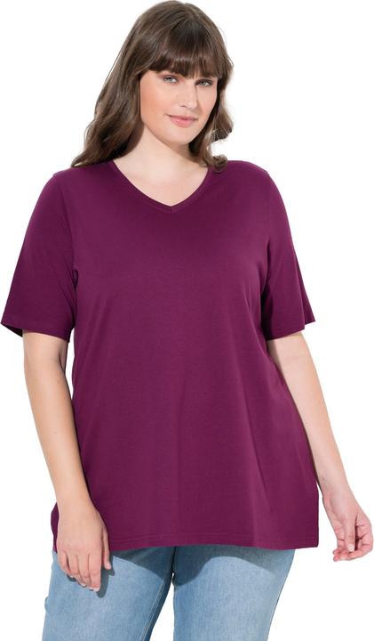 Actual product image Ulla Popken 2 Pack of Eco Cotton Basic Tees (54)