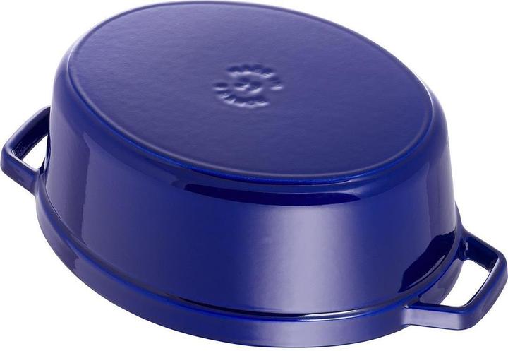 Immagine prodotto Staub Tostapane ovale blu scuro (33 cm, Pirofila + casseruola, Ghisa)