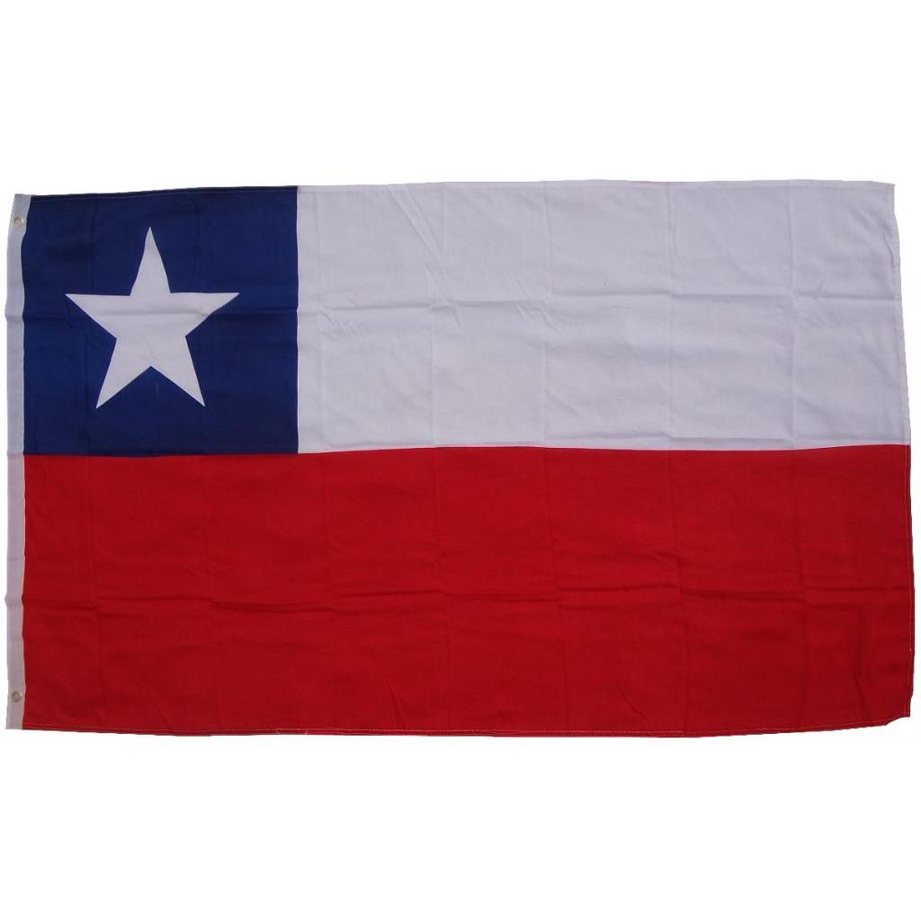 trends4cents, Fahne, Flagge Chile 250 x 150 cm Fahne mit 3 Ösen 100g/m² Stoffgewicht Hissflagge für Mast