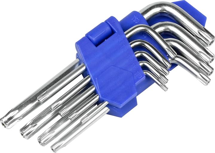 Actual product image Benson Torx wrench set short 9 pcs profi