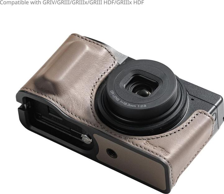 Produktbild SmallRig 5677 Leather Case Kit for RICOH GR IV / GR III / GR IIIx / GR III HDF / GR IIIx HDF (Grey)