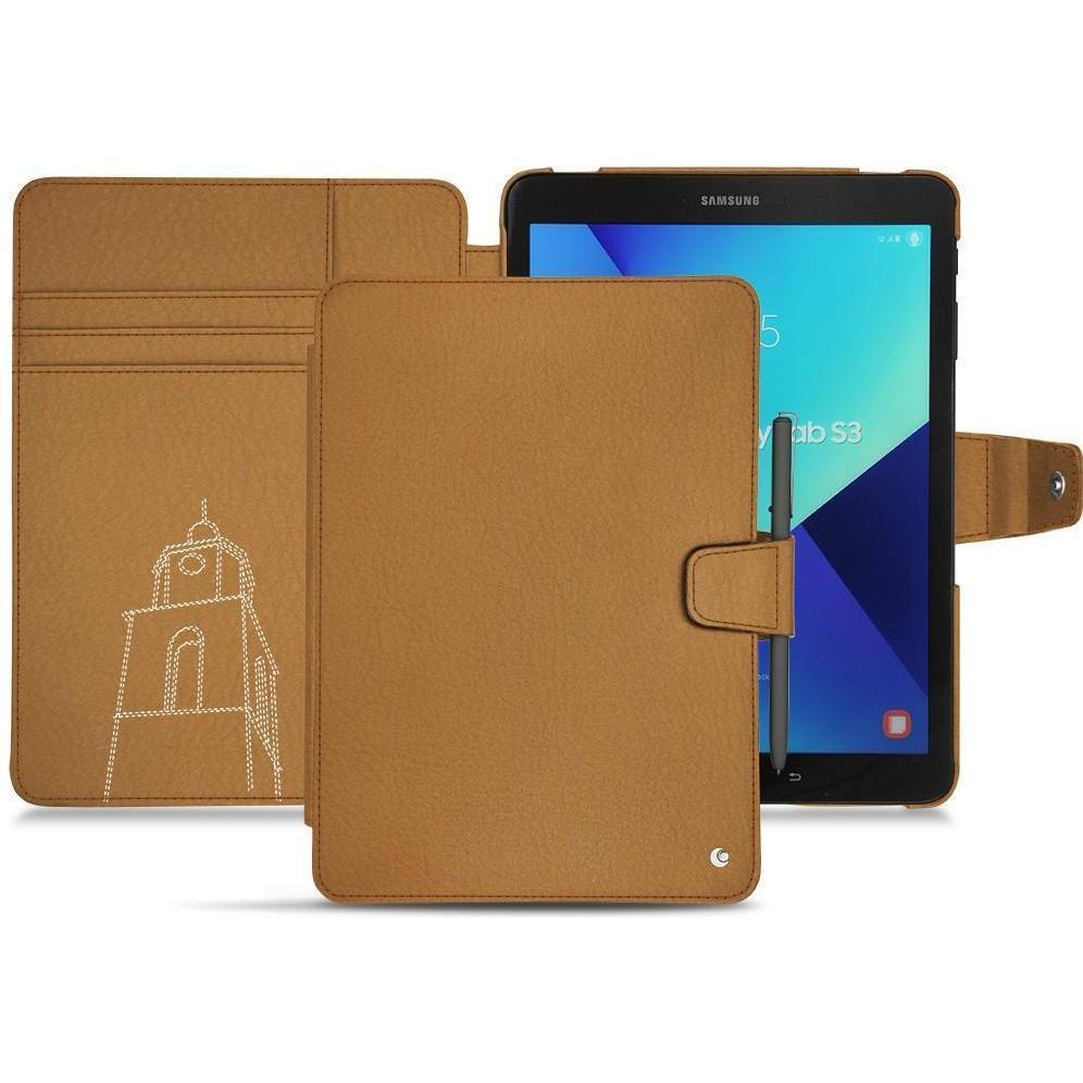 Thumbnail - Noreve Lederschutzhülle Wallet (Galaxy Tab S3 9.7 (2017)), Tablet Hülle, Braun