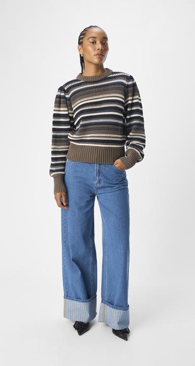 Produktbild Object Gestreifter Pullover (XL)