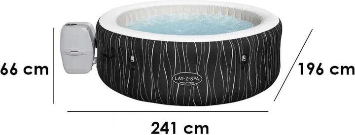 Actual product image Bestway LED whirlpool LAY-Z-SPA Hollywood AirJet (6 Persons)