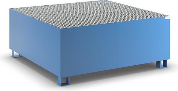 Immagine prodotto eurokraft basic Vasca di raccolta in acciaio per contenitori per cisterne IBC/KTC (1100 l)