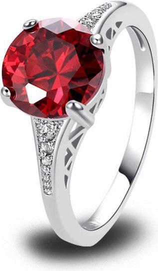 Produktbild Hermex versilberter Ring mit Citrine Edelstein - Gr. 63 / Size 10 (10, 63)