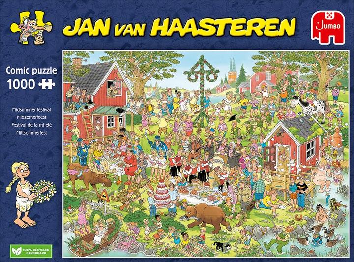 Produktbild Jumbo Jan Van Haasteren - Mittsommerfestival - 1000 Teile (1000 Teile)