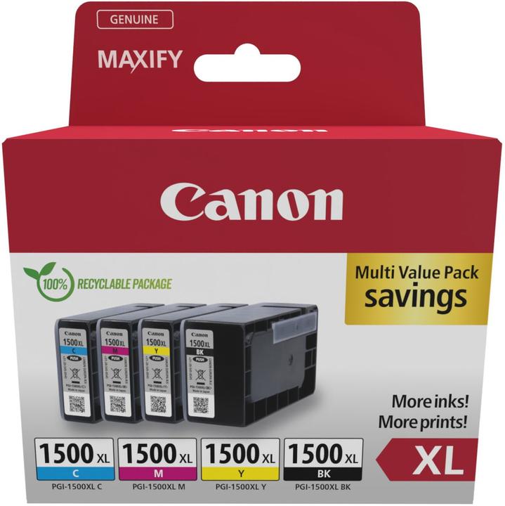 Produktbild Canon PGI-1500XL Multipack (CMYK)