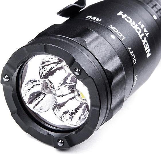 Actual product image Nextorch LED-Taschenlampe TA21 SET, 1'300 Lumen (inkl. Akku) (9.80 cm, 1300 lm)