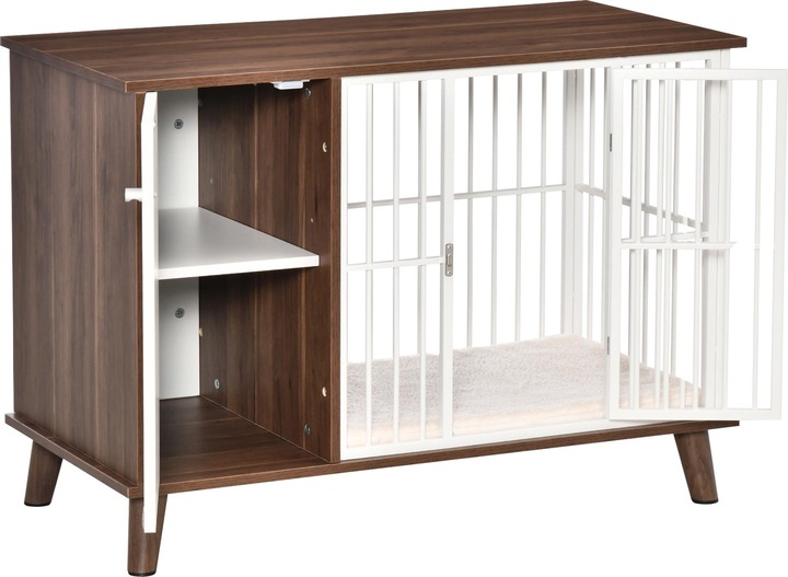 Actual product image PawHut Dog cage with small cupboard