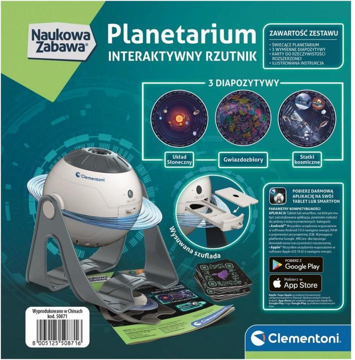Actual product image Clementoni Scientific fun. Interactive projector. Planetarium 50871