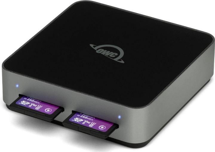 Actual product image OWC USB-C Dual Slot SDXC UHS-IICard Read OWCTCDSDRDR