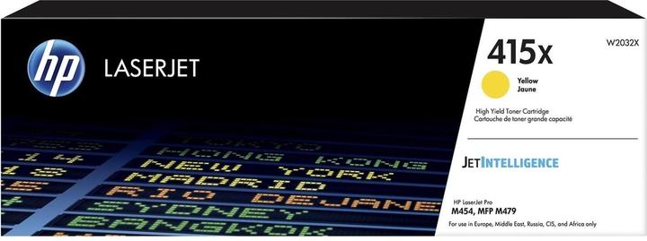 Image du produit HP 415X (W2032X) Geel - Cartouche toner LaserJet originale - Haute capacité (Y)