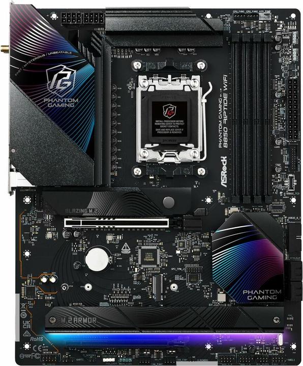 Actual product image AsRock Phantom Gaming B850 Riptide WiFi (AM5, AMD B850, ATX)