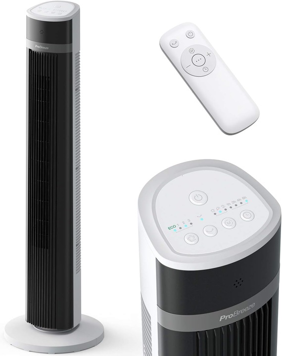 Actual product image Breeze Oscillating tower fan (48 dB)