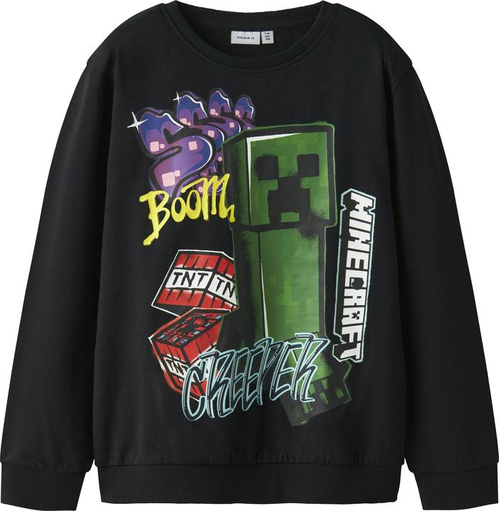 Produktbild Name it Nkmdai Minecraft Nreg Sweat Bru Noos Bfu (116)