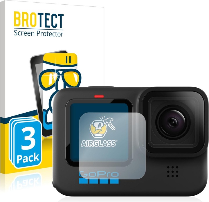 Produktbild BROTECT AirGlass Panzerglasfolie (Hero 10 Black)