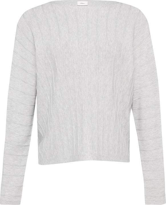 Produktbild S.Oliver Strickpullover Strickpullover mit Fledermausarm und Strukturmuster (40)