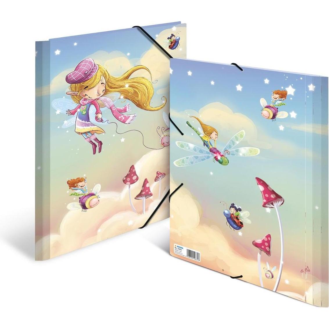Thumbnail - Herma, Mappe, Gummibandmappe Feentanz A3, Mehrfarbig (A3, 1 x)