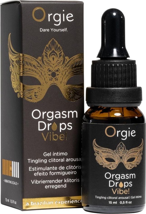 Actual product image Orgie Orgasm Drops Vibe (15 ml)