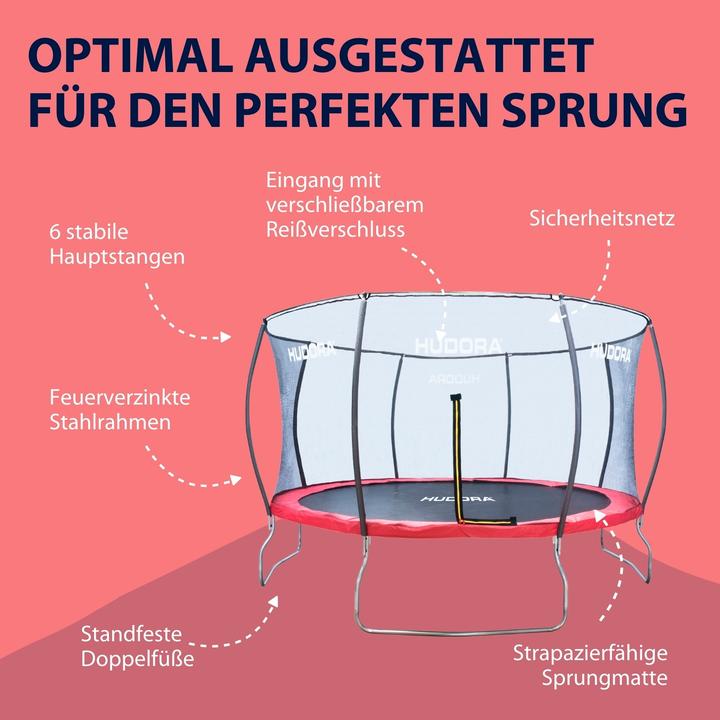 Actual product image Hudora Fantastic Trampoline 400V (400 cm)