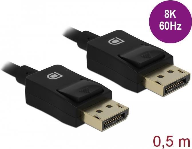 Image du produit Delock DisplayPort — DisplayPort (0.50 m, DisplayPort, 1.4)