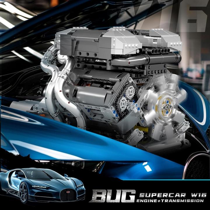 Actual product image Mould King Bug W16 Engine Motor