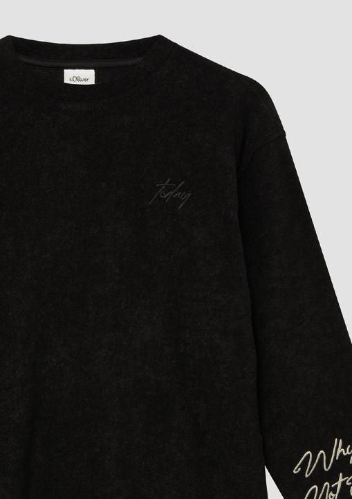 Produktbild s.Oliver T-Shirt Warmes Longsleeve mit Struktur in Oversize (146, 152)