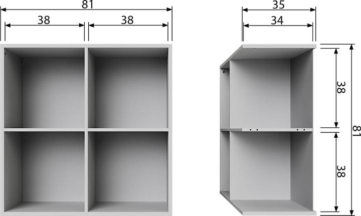 Immagine prodotto Vtwonen Lower Case (81 x 35 x 35 cm)