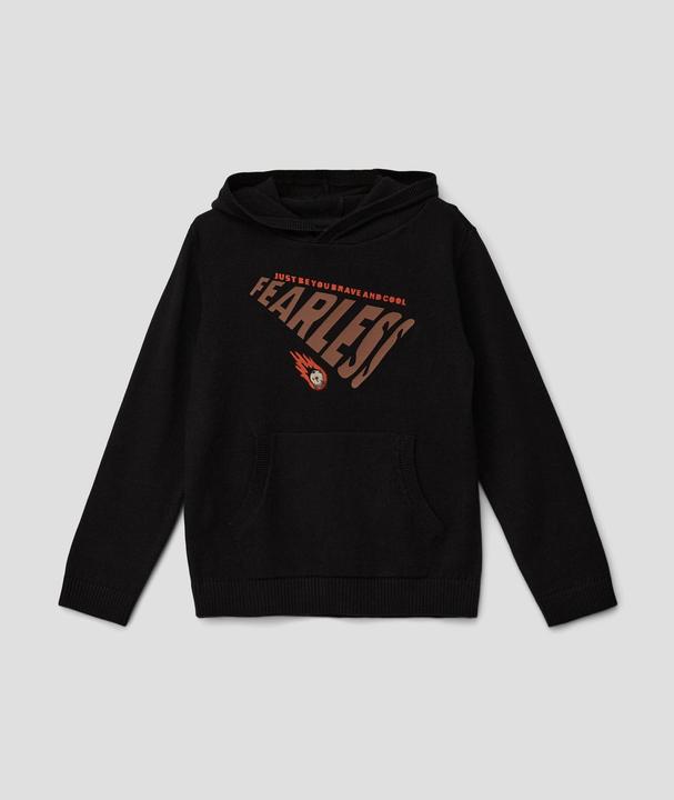 Produktbild S.Oliver Strickpullover Kapuzenpullover aus Feinstrick (104, 110)