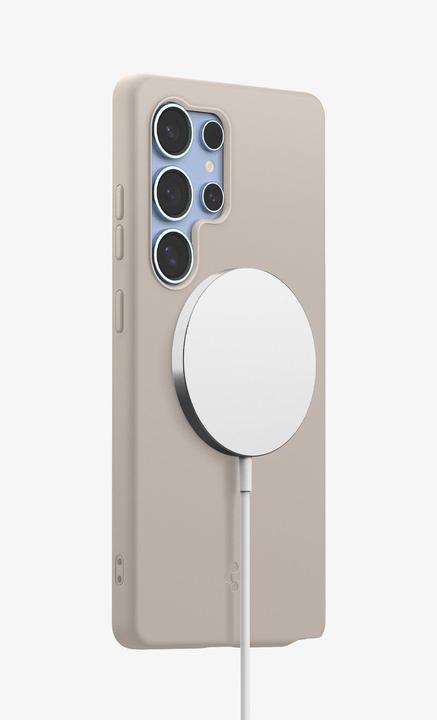 Actual product image Spigen Silicone Fit Mag case for Samsung Galaxy S25Ultra - titanium (Samsung Galaxy S25 Ultra)