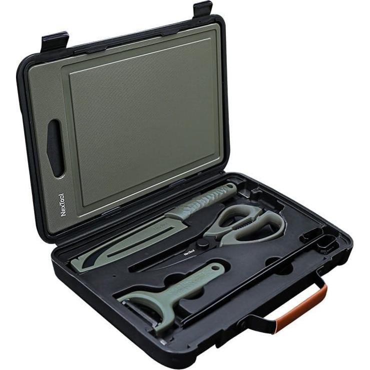 NexTool, Posateria BBQ, Zestaw 5 narzędzi turystycznych do grillowania NE20261