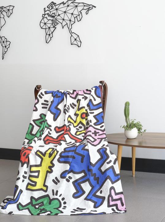Image du produit Keith Haring Couverture Fun (200 x 150 cm)