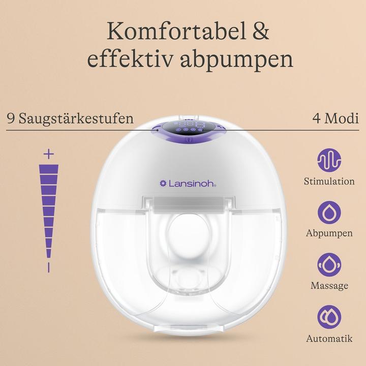 Actual product image Lansinoh Tragba Milchpumpe