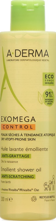 Actual product image A-Derma EXOMEGA CONTROL Cleansing Oil Oil (Cleansing lotion, 200 ml)