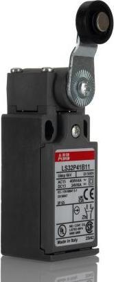Immagine prodotto ABB Interruttore di fine corsa 400 V/AC 1,8 A a leva a rotella momentaneo LS32P41B11 IP65 1 pz.