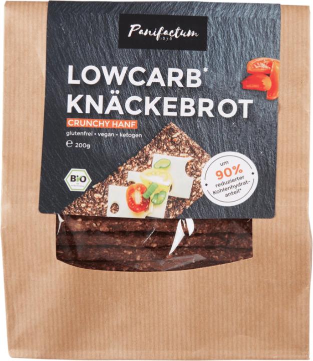Produktbild Panifactum Lowcarb Knäckebrot Crunchy (200 g)
