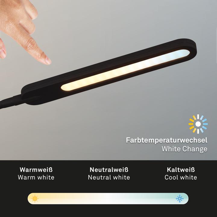 Produktbild Briloner CCT LED Tischleuchte, schwarz, LED/8W (600 lm)