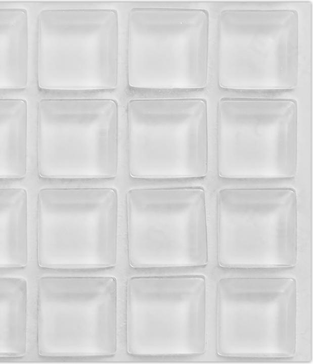 Produktbild Relaxdays Gummipuffer (1 Stück, 1.5 x 1.5 x 0.5 cm)