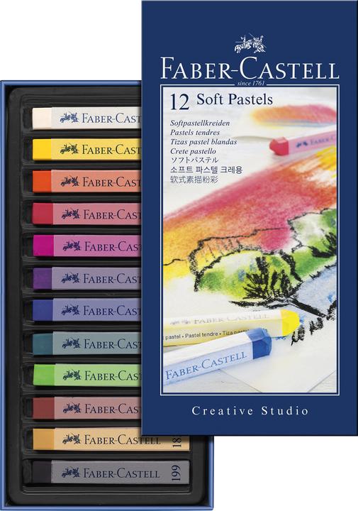 Productafbeelding Faber-Castell Zachte pastels STUDIO (12x)
