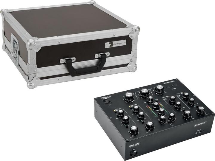 Omnitronic Set TRM-402 + Case (Studio- and Livemixer)