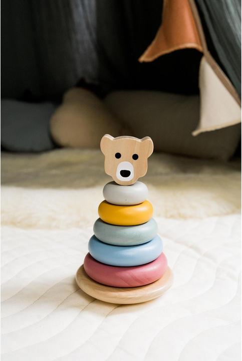 Actual product image Kindsgut Stacking Toy Tower Bear