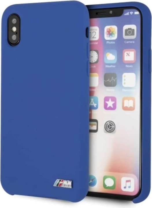 Image du produit BMW Étui rigide BMHCPXMSILNA iPhone X /Xs niebieski/navy Silicone M Collection (Apple iPhone XS, Apple iPhone X)
