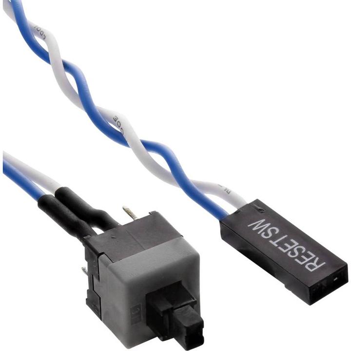Actual product image InLine Reset button with cable