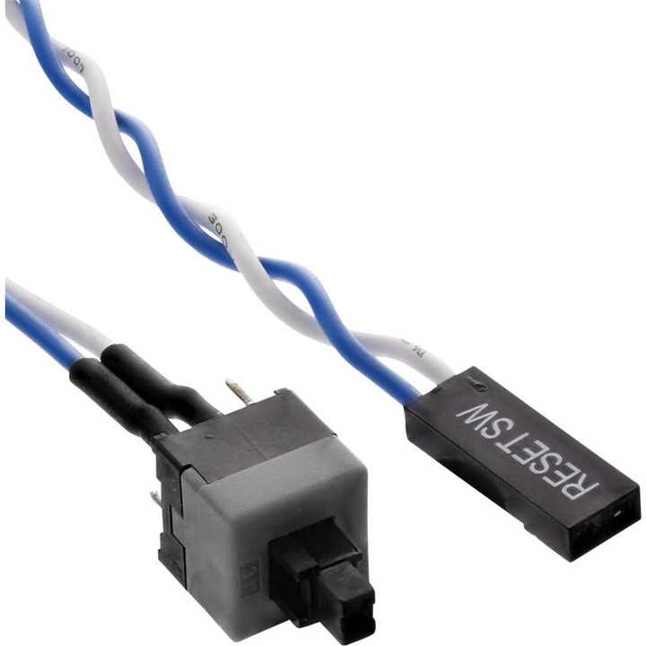 Produktbild InLine Reset-Taster mit Kabel
