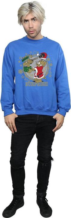 Actual product image Tom & Jerry Mens Christmas Surprise Sweatshirt (L)