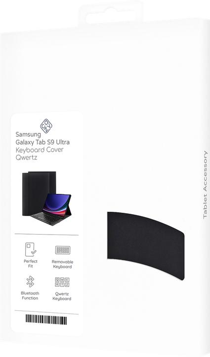 Produktbild Cazy Tastatur Hülle Kompatibel mit Samsung Galaxy Tab S9 Ultra - Schutz Etui mit magnetisch Abnehmbarer (DE, Galaxy Tab S9 Ultra, Samsung Galaxy Tab S10 Ultra)