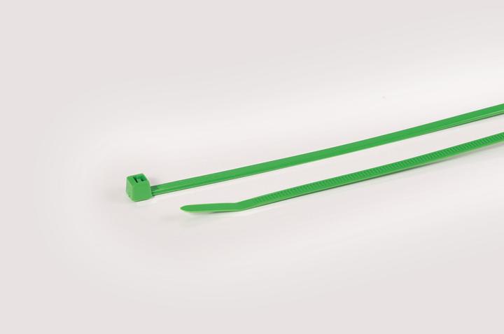 Produktbild HellermannTyton Kabelbinder grün T50R 200x4,6mm (Kunststoffkabelbinder, 200 mm, 100 Stk.)